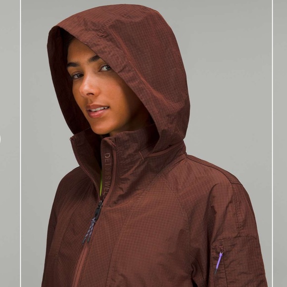 NWT lululemon convertible ripstop hiking jacket 6 - ancient copper - Picture 3 of 11